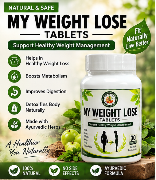 My Weight Lose Tablets – Ayurvedic Weight Management Supplement | 30 Tablets
